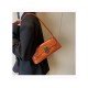  2024 PU Pure Color Underarm Bags