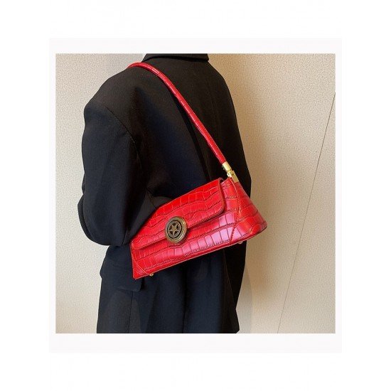  2024 PU Pure Color Underarm Bags