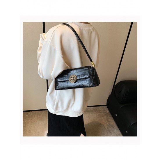 2024 PU Pure Color Underarm Bags