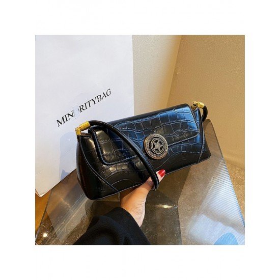  2024 PU Pure Color Underarm Bags