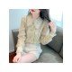  2024 Fall French Lace Embroidery Long Sleeve Shirt