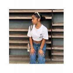 Simple Casual Letter Printed T Shirts For Women