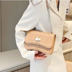  PU Pure Color Women's Messenger Bag