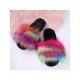  2024 Flat Fur Home Slippers For Women