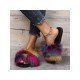  2024 Flat Fur Home Slippers For Women