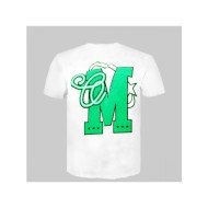  Summer New Green Letter Short Sleeve Men Tees