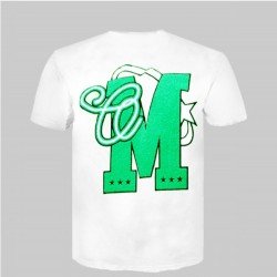  Summer New Green Letter Short Sleeve Men Tees