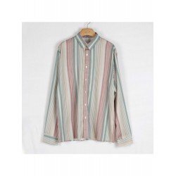 American Stripe Men's Casual Long Sleeve Shirt  American Stripe Men's Casual Long Sleeve Shirt