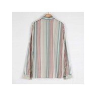  American Stripe Men's Casual Long Sleeve Shirt