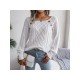  Casual Pure Color Women's Knitted Sweaters