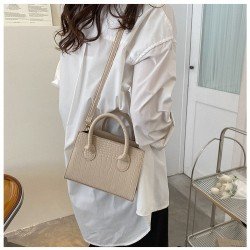  PU Pure Color Messenger Bag For Women