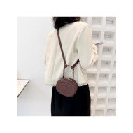  Pure Color Round Cake Bag For Women