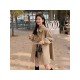  2024 Korean Casual Pure Color Women's Coats