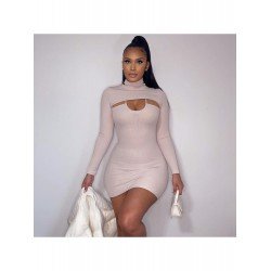 Fall Turtle Neck 2 Piece Sleeveless Dress Sets Fall Turtle Neck 2 Piece Sleeveless Dress Sets