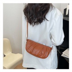 Stylish Black Ruched Ladies Shoulder Bags