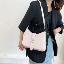  PU Pure Color Messenger Bags For Women