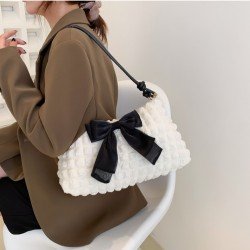  Fashion Contrast Color Female Underarm Bags 