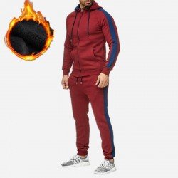 2024 Casual Hooded Long Suit For Men  2024 Casual Hooded Long Suit For Men