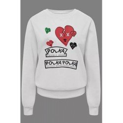  Casual Round Neck Letter Printing Women's Sweater