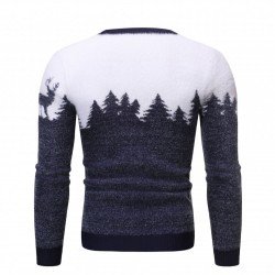  Casual Crew Neck Fawn Pullover Sweater