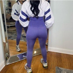  Skinny Pure Color Women's Long Pants