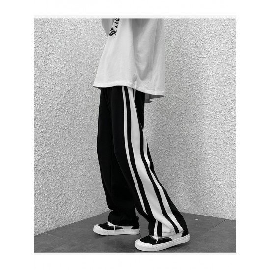  2024 Fall Loose Contrast Color Long Pants