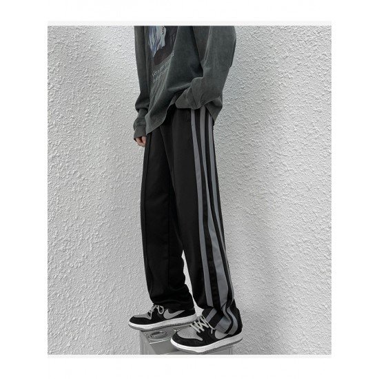  2024 Fall Loose Contrast Color Long Pants