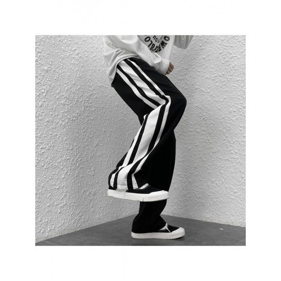  2024 Fall Loose Contrast Color Long Pants