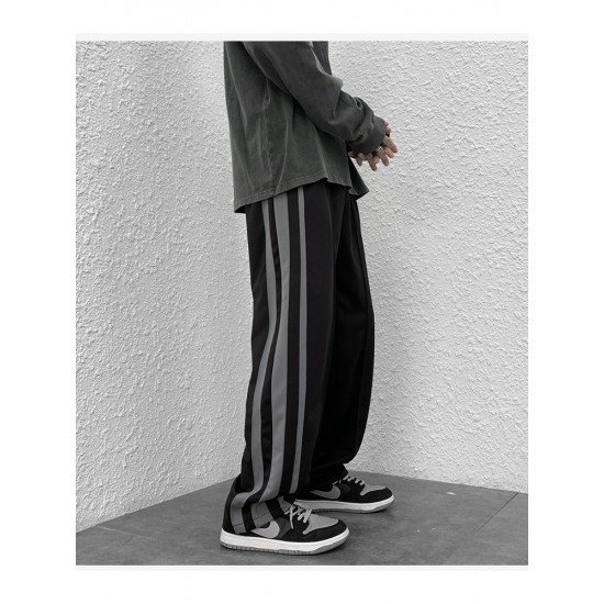  2024 Fall Loose Contrast Color Long Pants