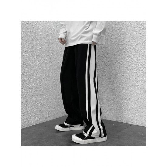 2024 Fall Loose Contrast Color Long Pants