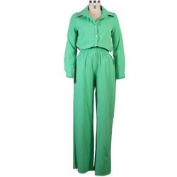  2024 Casual Pure Color Women's Two-Piece Set