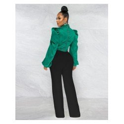 New Fashion Turtle Neck Top And Trouser Sets New Fashion Turtle Neck Top And Trouser Sets