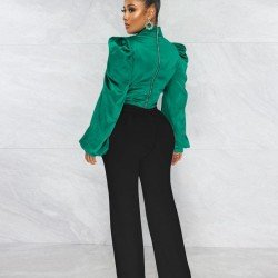 New Fashion Turtle Neck Top And Trouser Sets