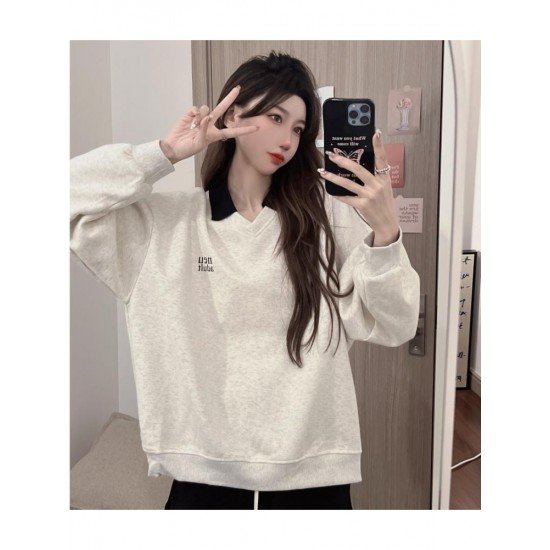  2024 Autumn Casual Letter Printed Women's Sweater