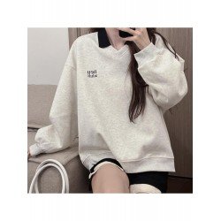  2024 Autumn Casual Letter Printed Women's Sweater