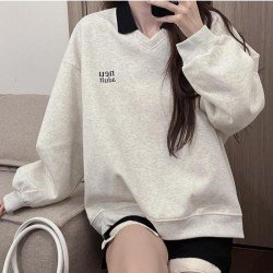  2024 Autumn Casual Letter Printed Women's Sweater
