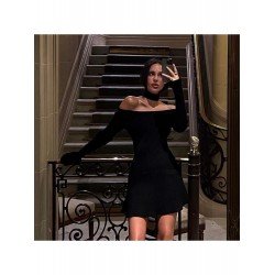 Black Off The Shoulder Short Dresses Black Off The Shoulder Short Dresses