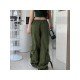  American Street Pure Color Casual Long Pants