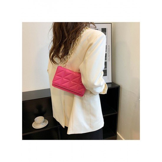 2024 Fashion Pure Color Ladies Shoulder Bags