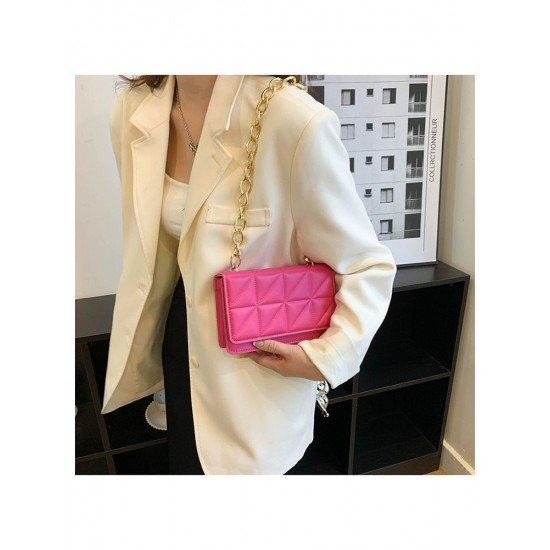  2024 Fashion Pure Color Ladies Shoulder Bags