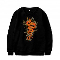 Fashion Casual Round Neck Printing Men's Sweaters