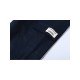 Black Straight Leg High Waist Patchwork Jean Trousers