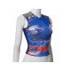  Summer 2024 Mesh Print Women's Vest Top