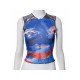  Summer 2024 Mesh Print Women's Vest Top