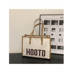 Fashion Letter Printing Canvas Tote Bag