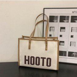 Fashion Letter Printing Canvas Tote Bag