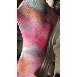 Tie Dye Casual Ankle Boots  Tie Dye Casual Ankle Boots