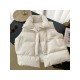  2024 Pure Color Sleeveless Women's Cotton Vest