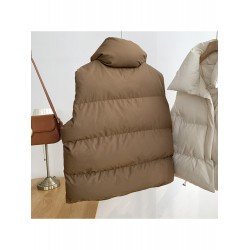  2024 Pure Color Sleeveless Women's Cotton Vest