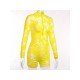  Tight Tie-dyed Women's Long Sleeve Rompers